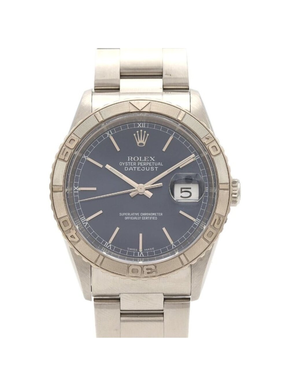 Rolex Thunderbird 3 Stainless Steel White Gold Automatic